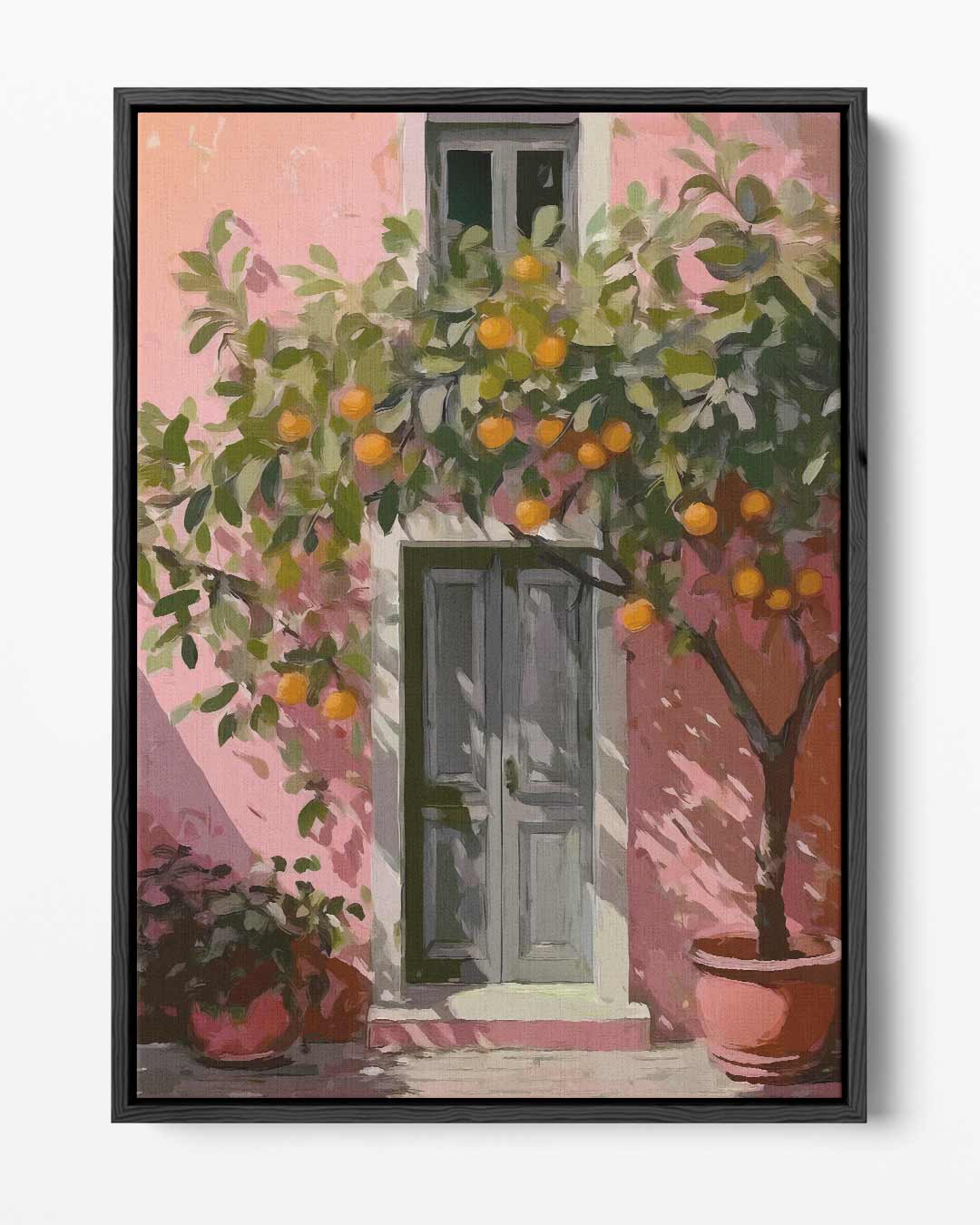 Mediterrane Droom – portret kunstwerk als wanddecoratie