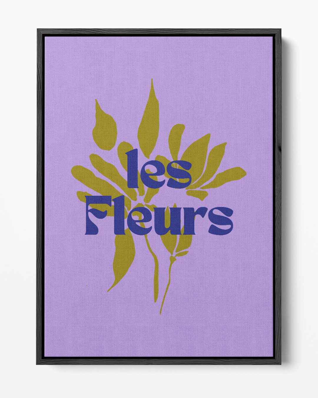 Les Fleurs Poster – portret kunstwerk als wanddecoratie