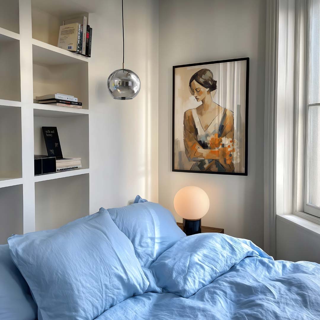 Elegante Damesportret – vrouwelijk portret als moderne wandkunst
