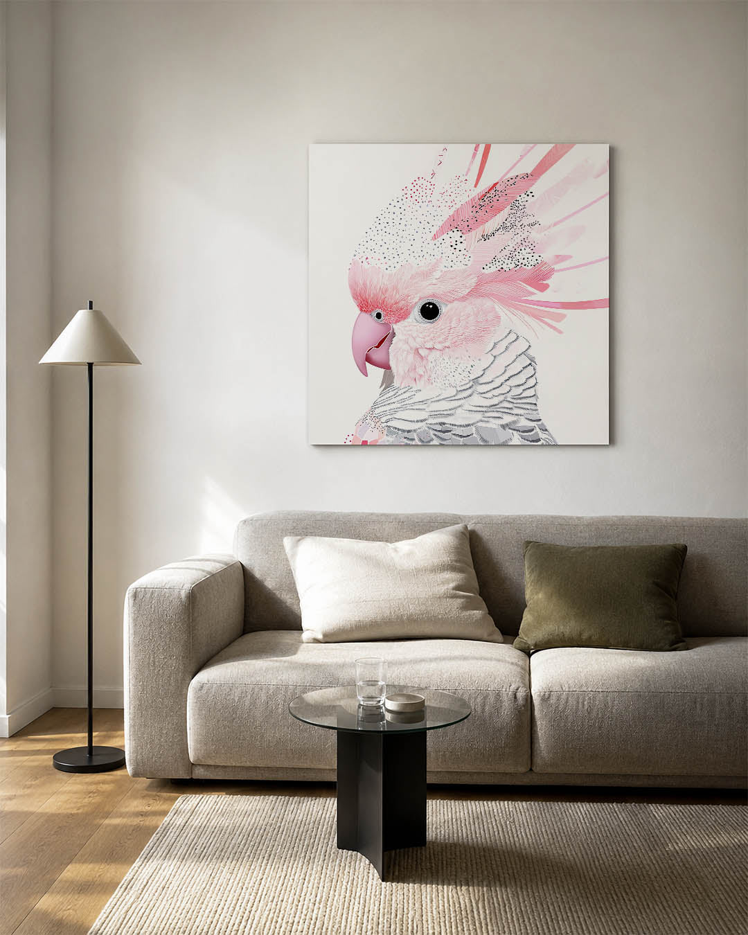 Vogelsilhouet met patronen kunstwerk – detailweergave – dit werk toont een vogel met gedetailleerde patronen en zachte