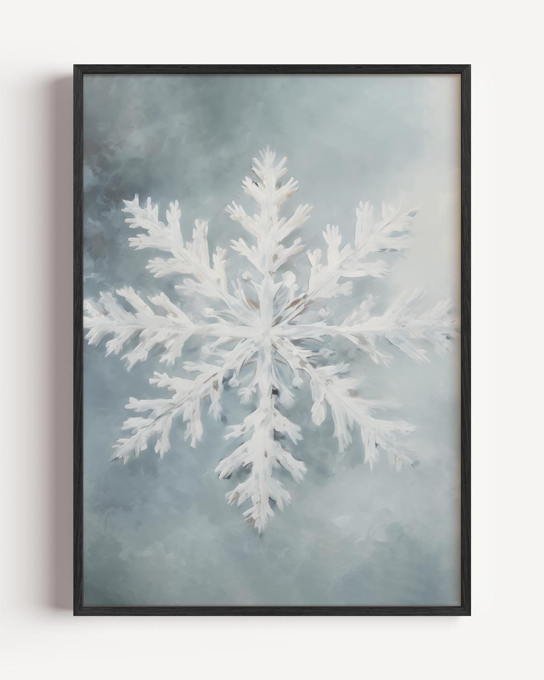 Magische Sneeuwvlok – kerst portret poster als wanddecoratie