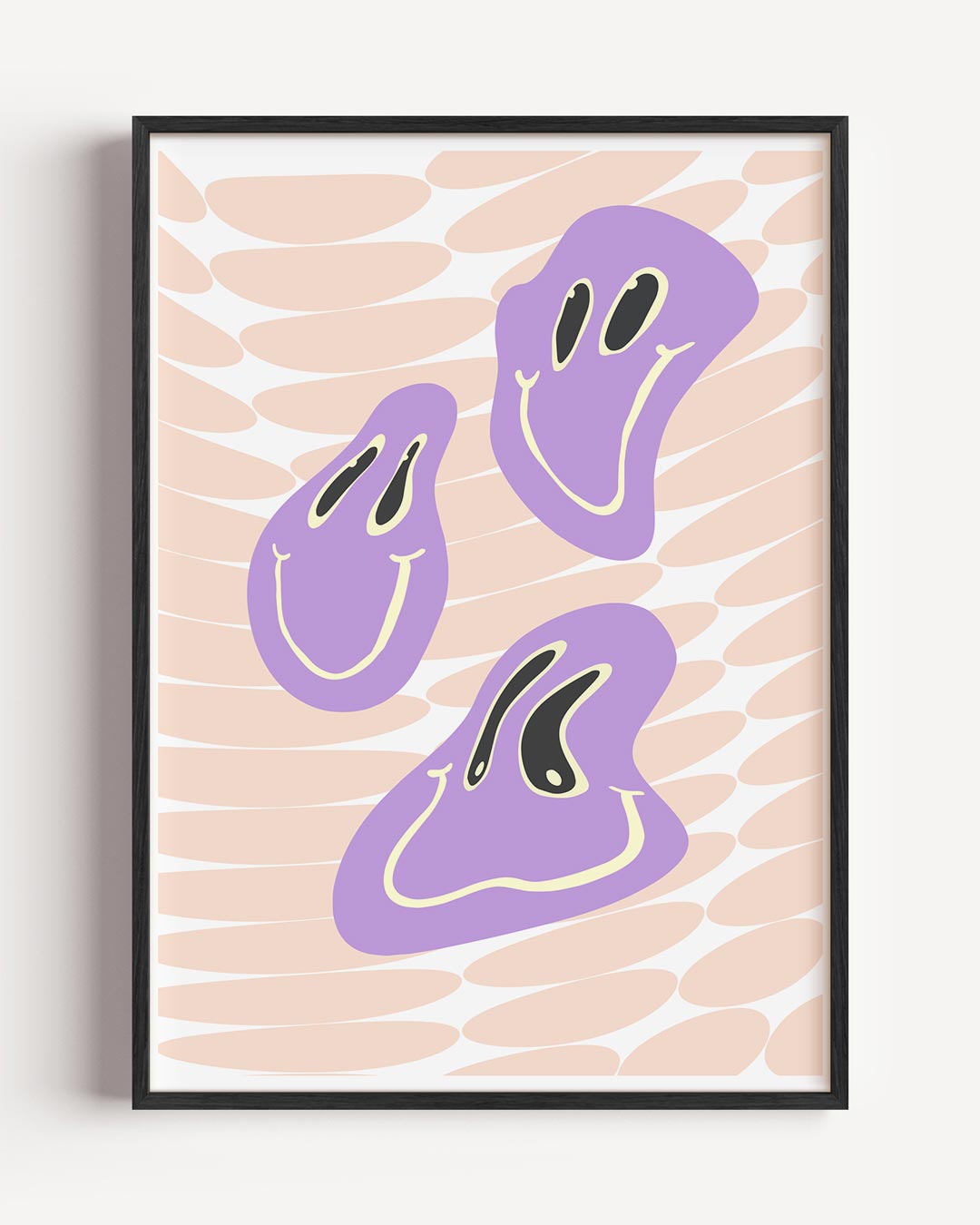 Funky Vrolijke Gezichtjes – moderne portret poster als wanddecoratie