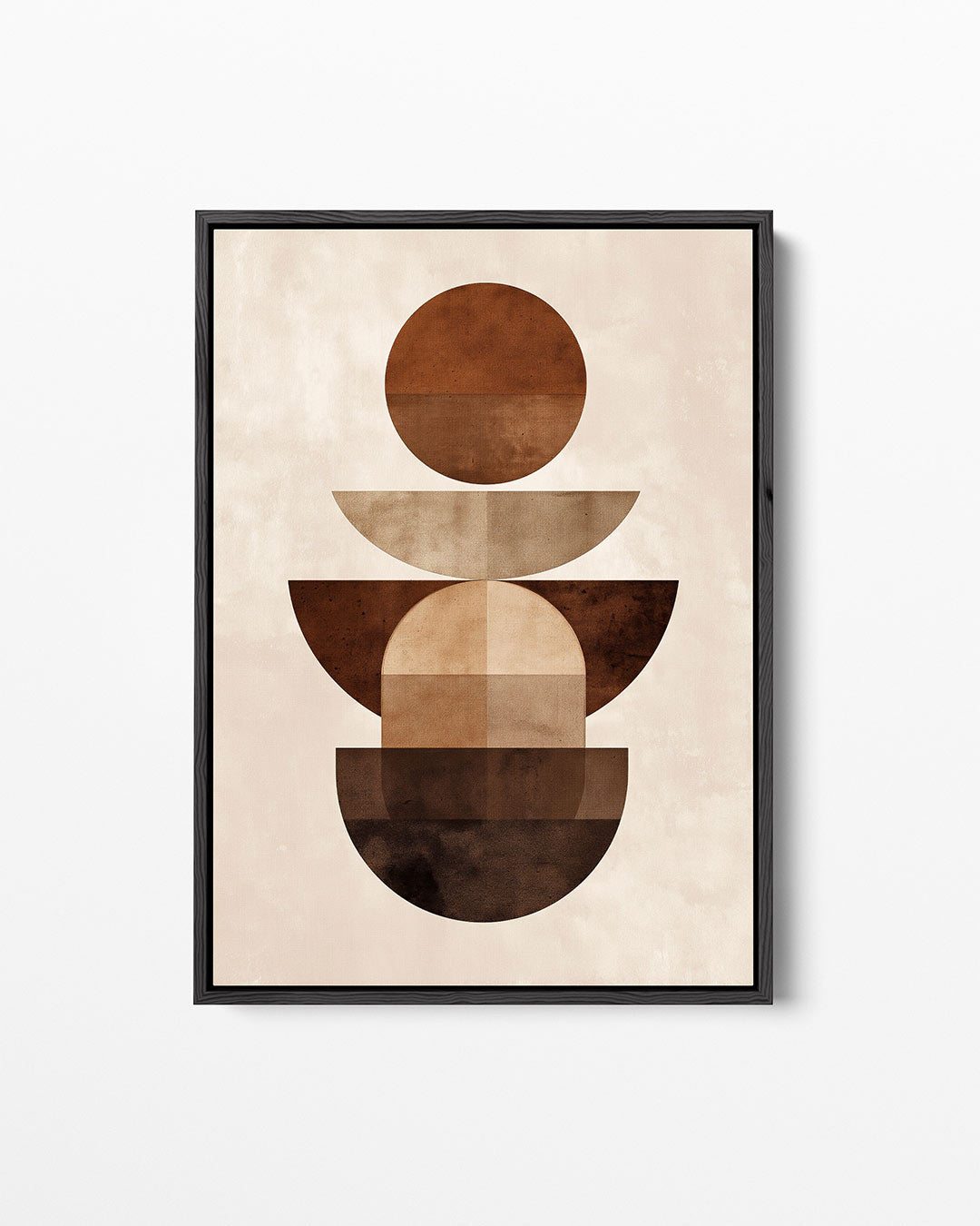 Geometrische vormen compositie – staand wanddecoratie kunstwerk