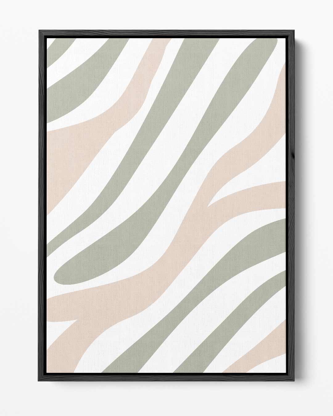Zebra Abstractie – portret kunstwerk als wanddecoratie