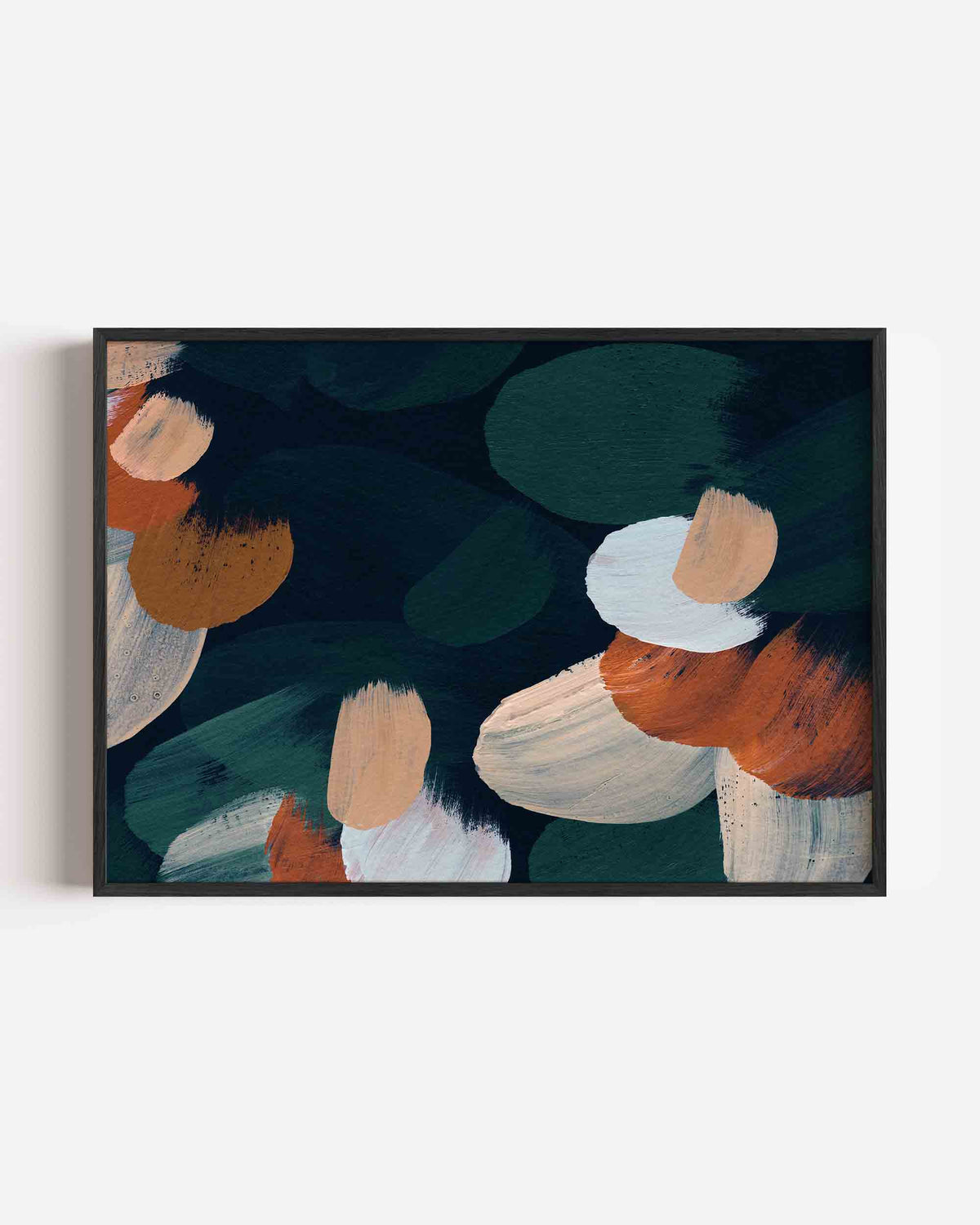 Abstracte vormen – schilderkunst landscape poster als wanddecoratie