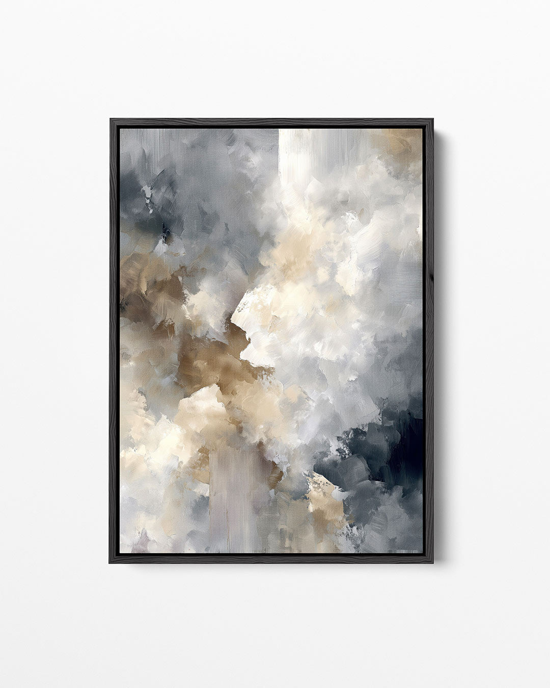 Vloeiende kleurencompositie – staand wanddecoratie kunstwerk