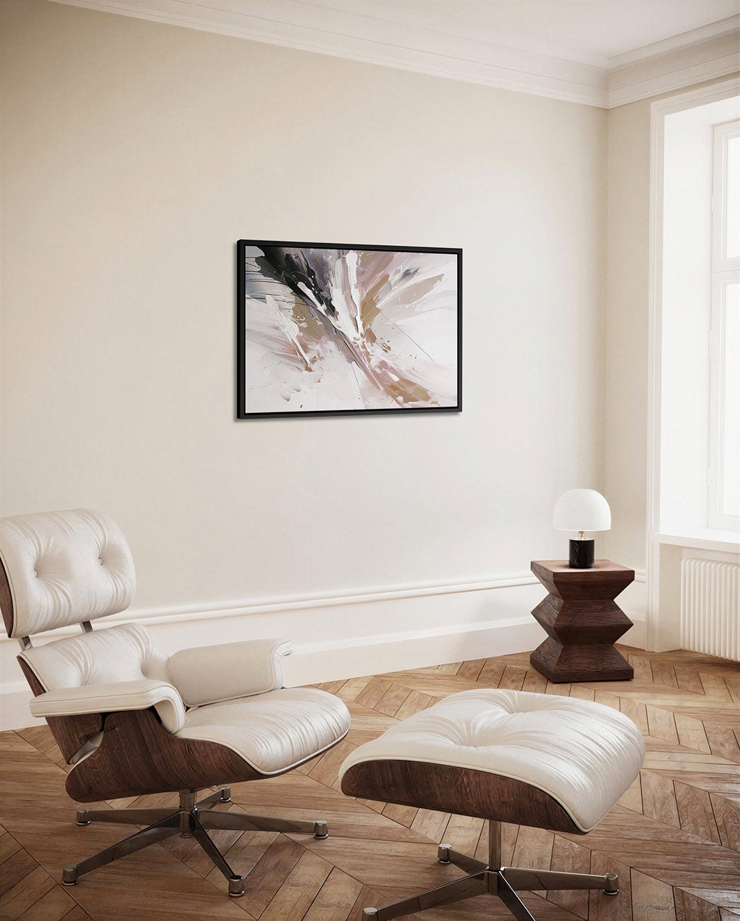 Dynamische kleurenexplosie – Krachtige – alternatieve weergave van het kunstwerk