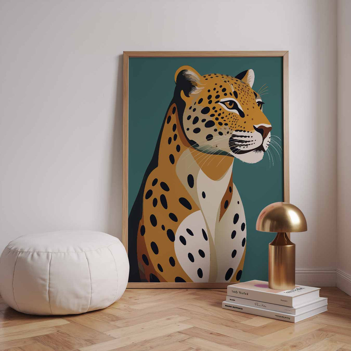 Majestueuze Luipaard – dieren poster in staand formaat