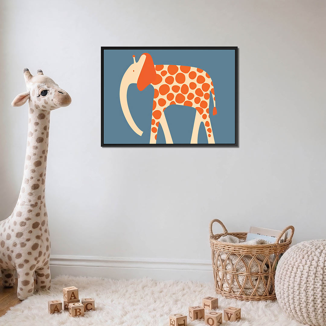 Speelse olifant illustratie – Olifant – detail van het kunstwerk