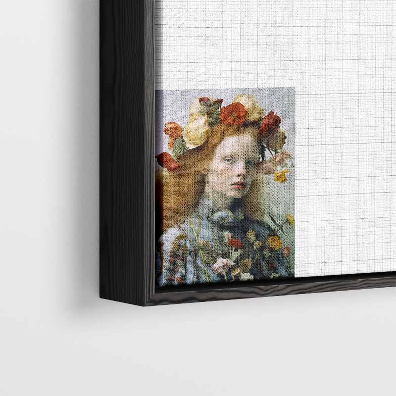 Bloemenpracht in Portret – plexiglas kunstwerk als wanddecoratie