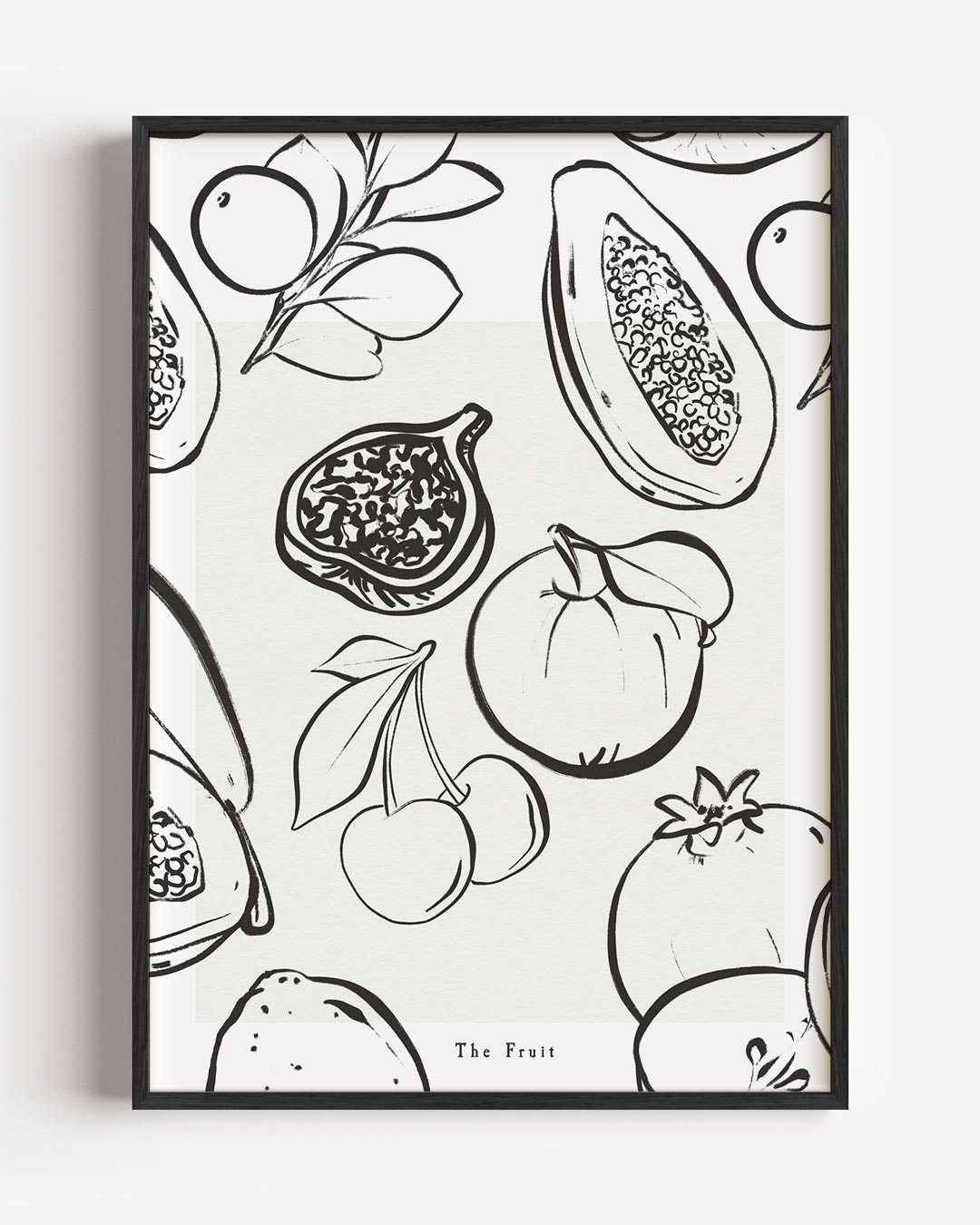Fruitige Streken Art – keuken portret poster als wanddecoratie