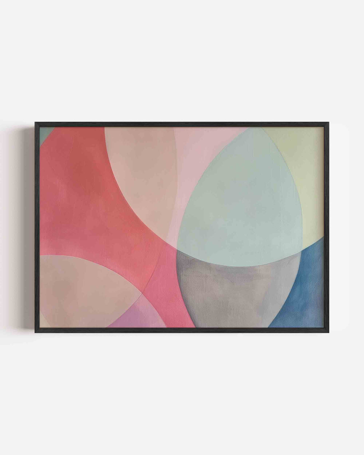 Abstracte cirkels – kleurrijke abstracte landscape poster als wanddecoratie