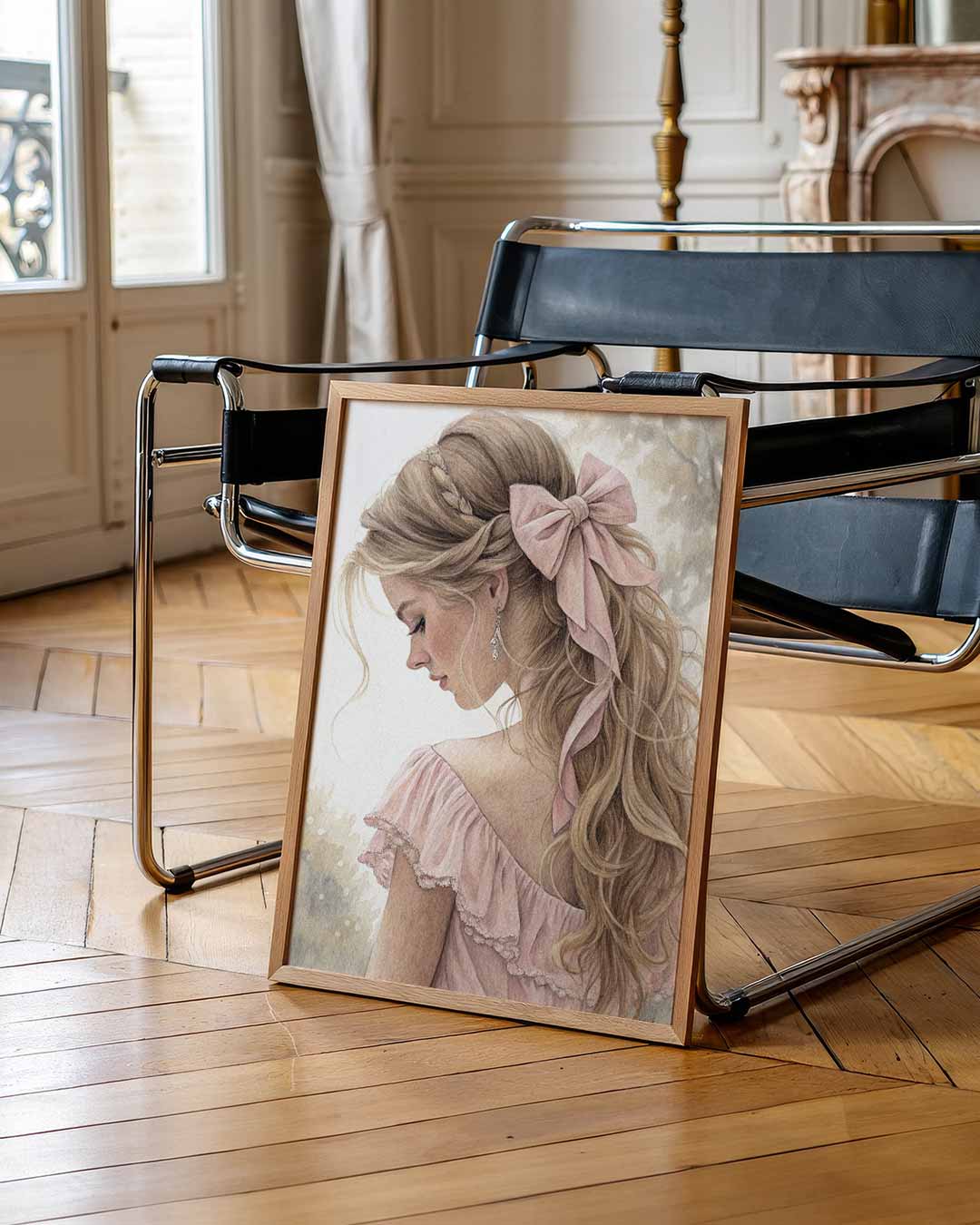 Dromerige Elegantia – staande muurposter voor Pasen