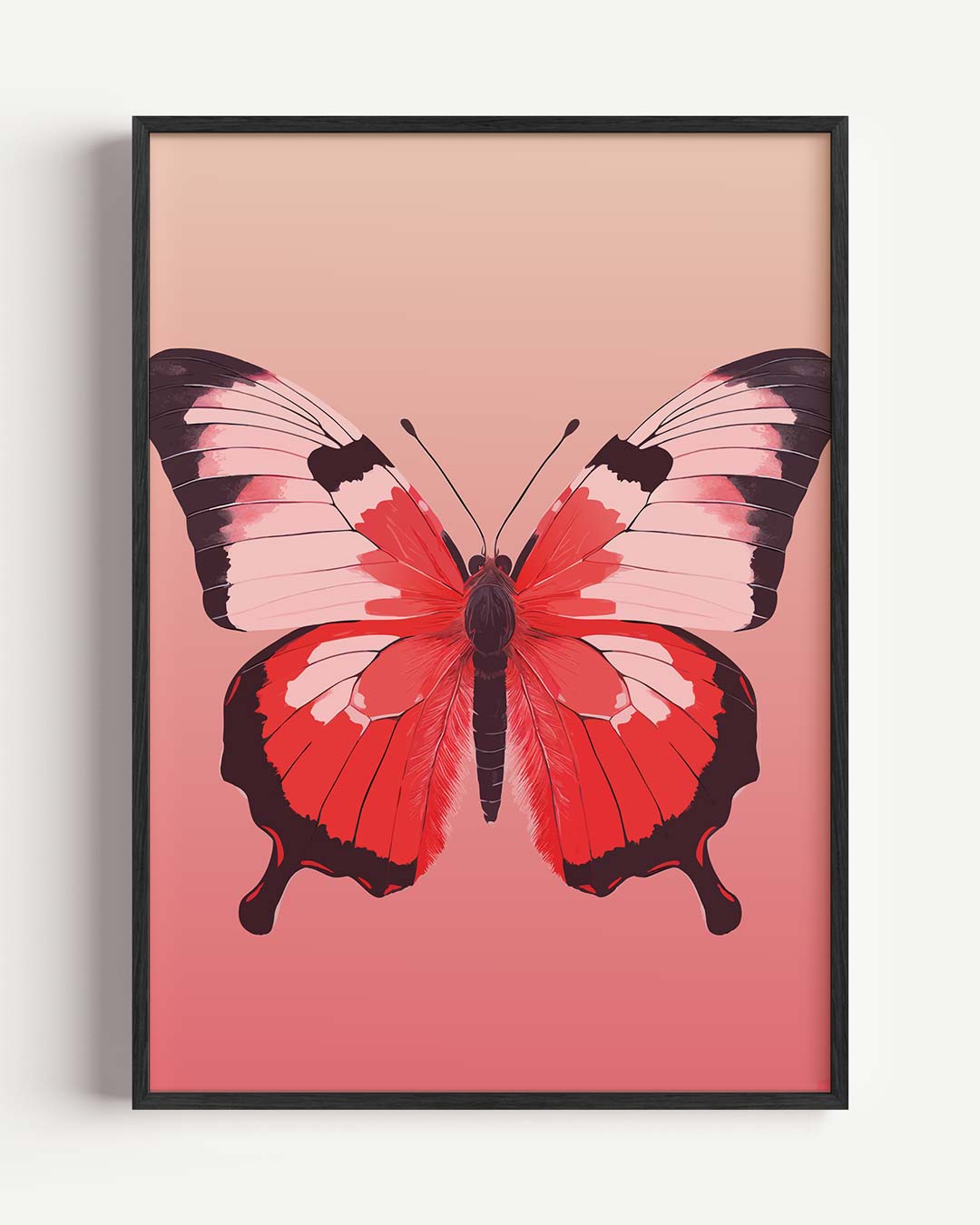 Vlinder Pracht – dieren portret poster als wanddecoratie