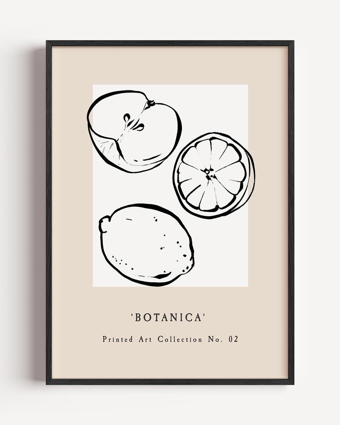Botanica Fruit Illustratie – keuken portret poster als wanddecoratie