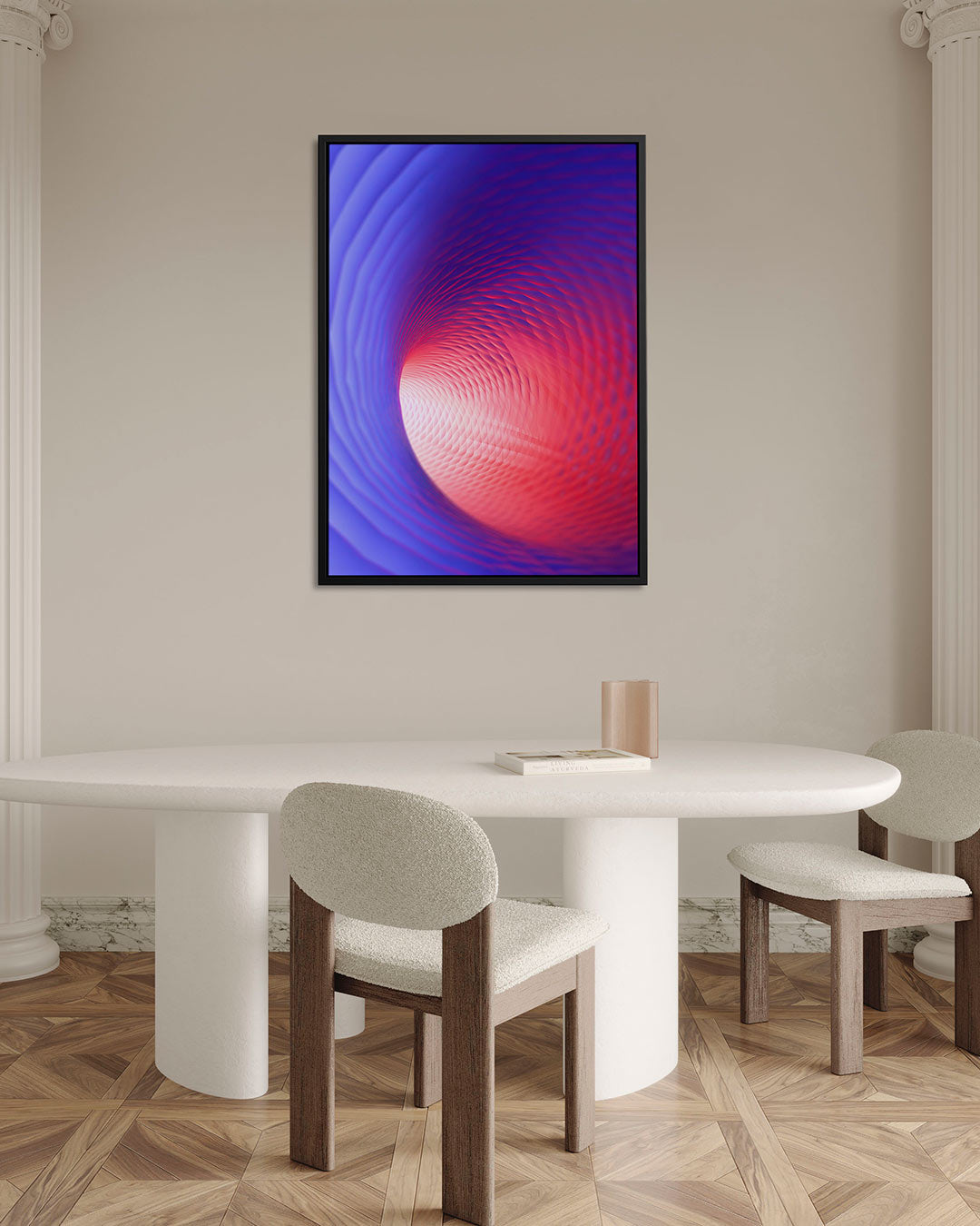 Dynamische kleurpatronen – alternatieve weergave van het kunstwerk