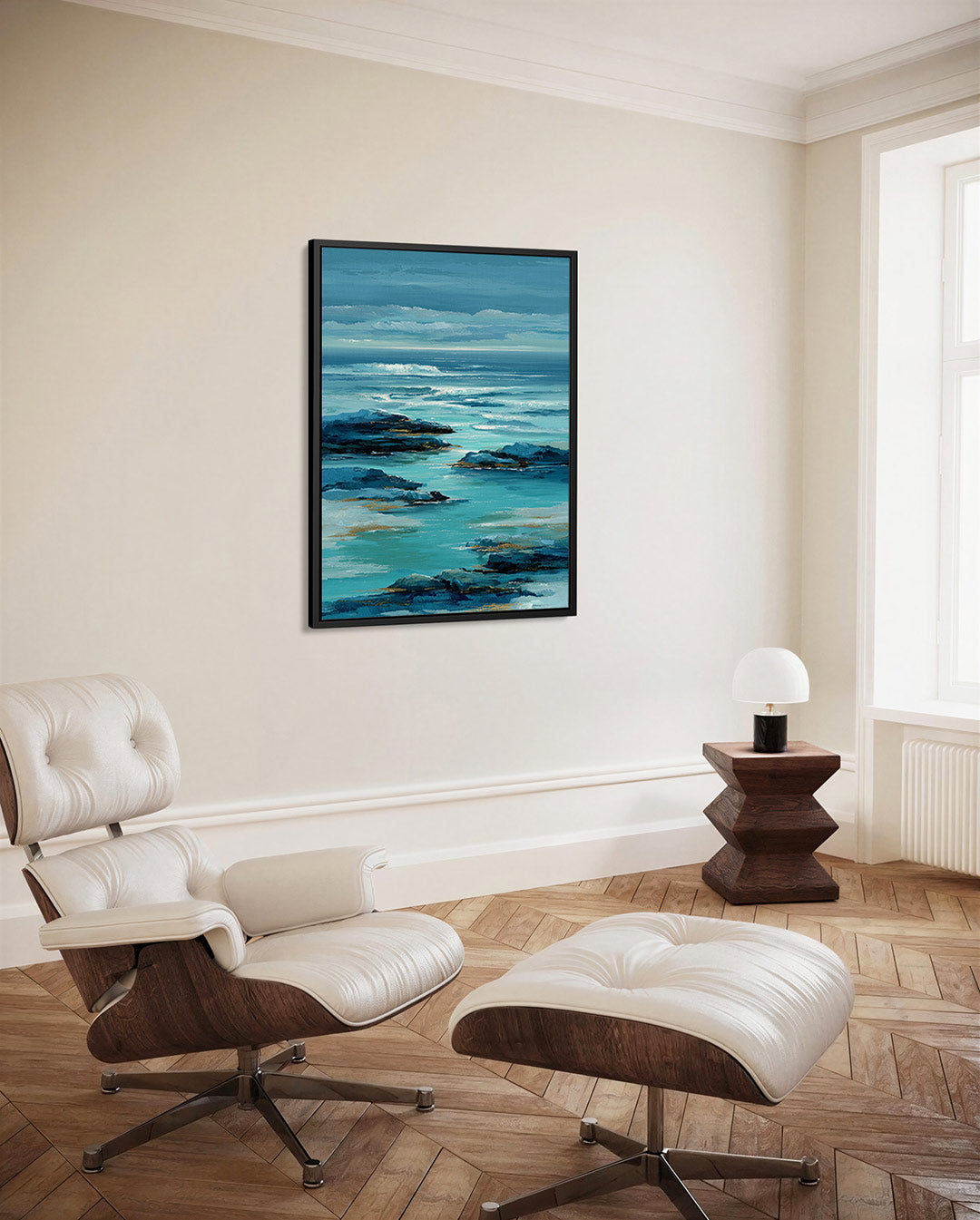 Oceaanlandschap – decoratief kunstwerk voor aan de muur