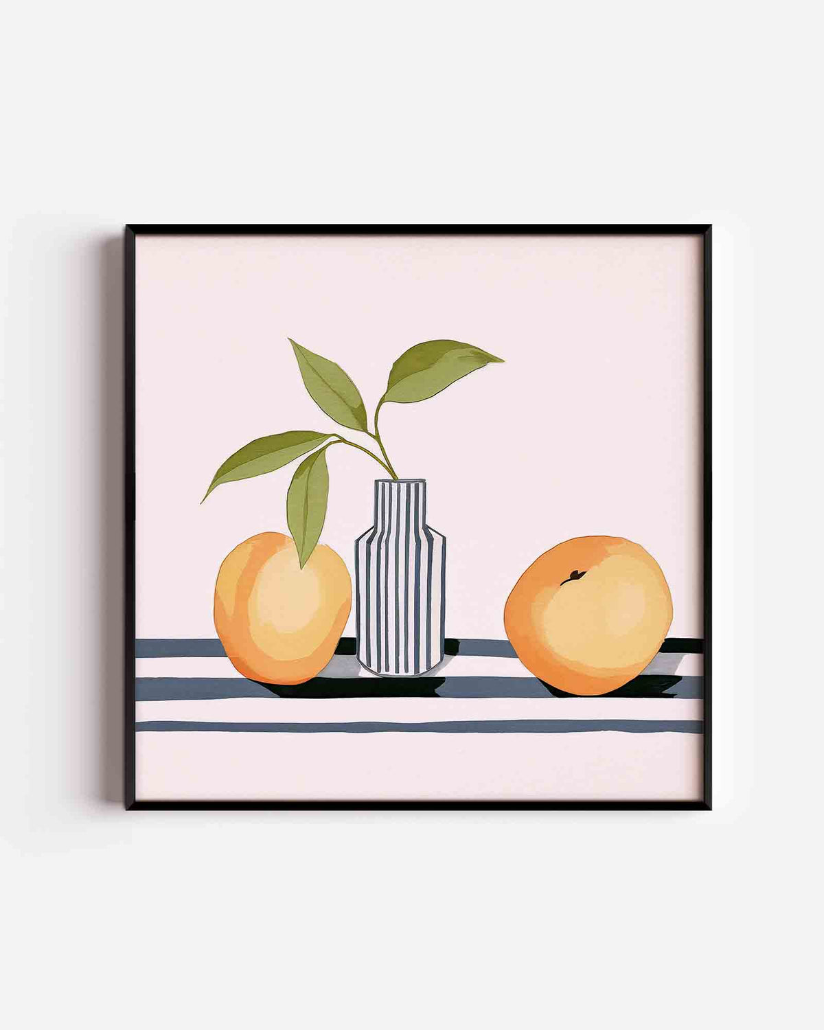 Fruit en vaas – keuken vierkante poster als wanddecoratie