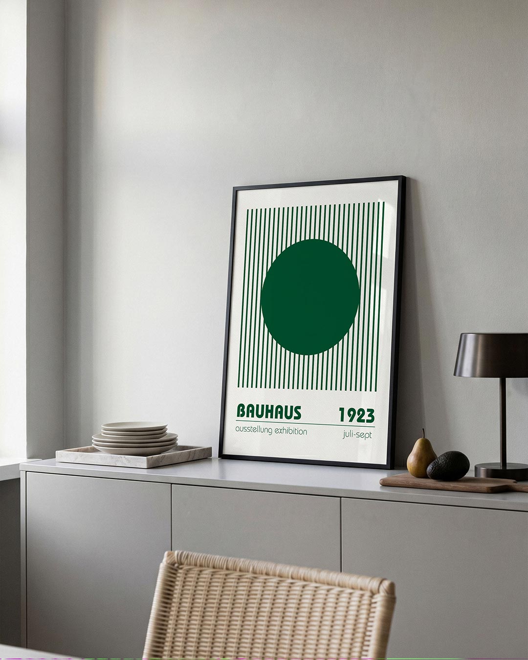 – moderne Bauhaus wandkunst als poster