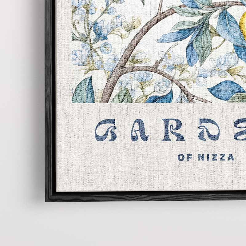 Botanische Tuin van Nizza – modern portret kunstwerk van WallArtistic
