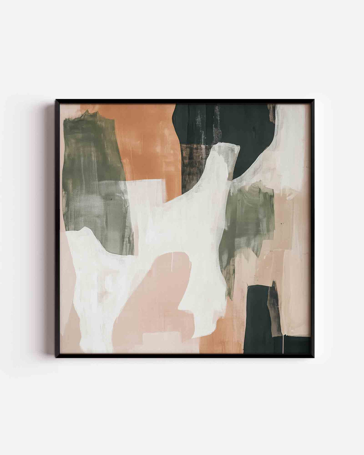Abstracte vormen – moderne vierkante poster als wanddecoratie