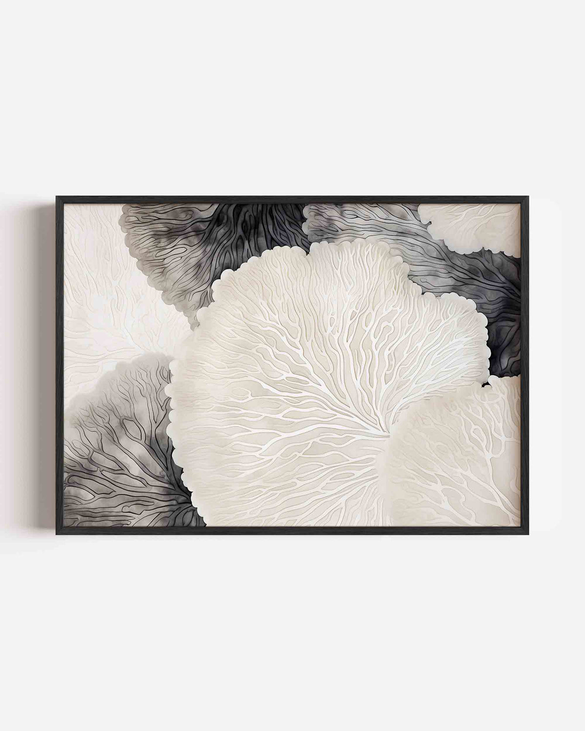 Organische vormen – abstracte landscape poster als wanddecoratie