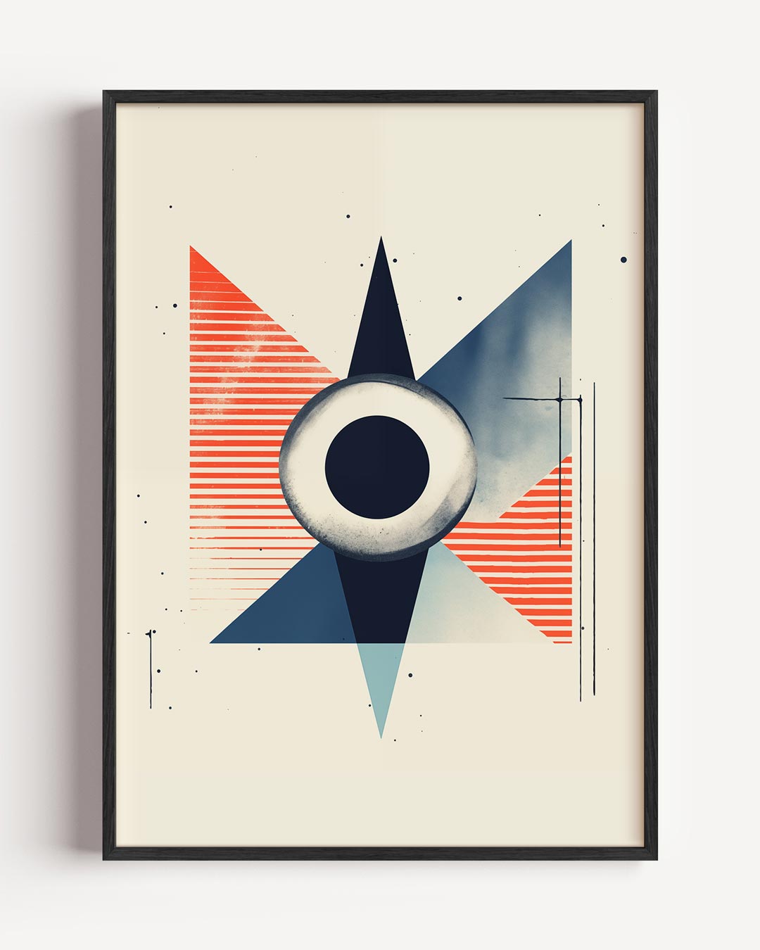 Geometrische Abstracte – keuken portret poster als wanddecoratie