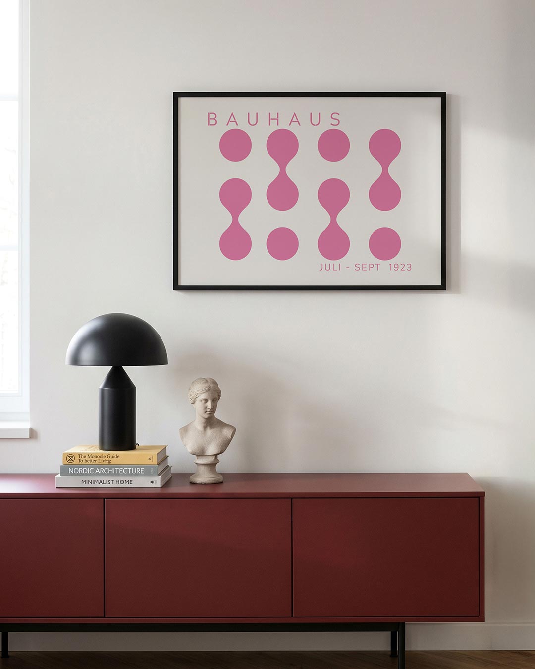 Vorm en ritme – moderne Bauhaus wandkunst als poster