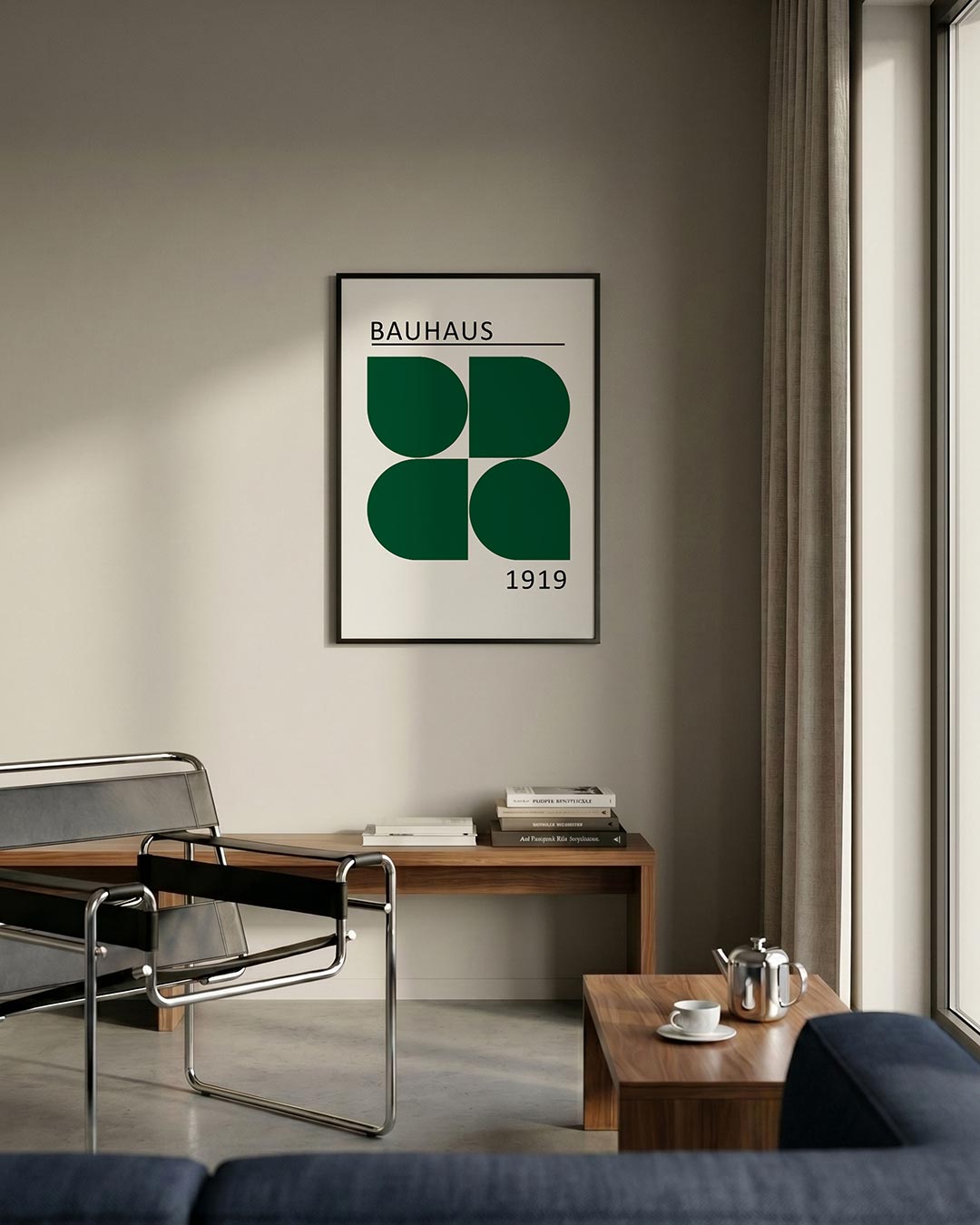 – geometrische poster in Bauhaus-stijl van WallArtistic