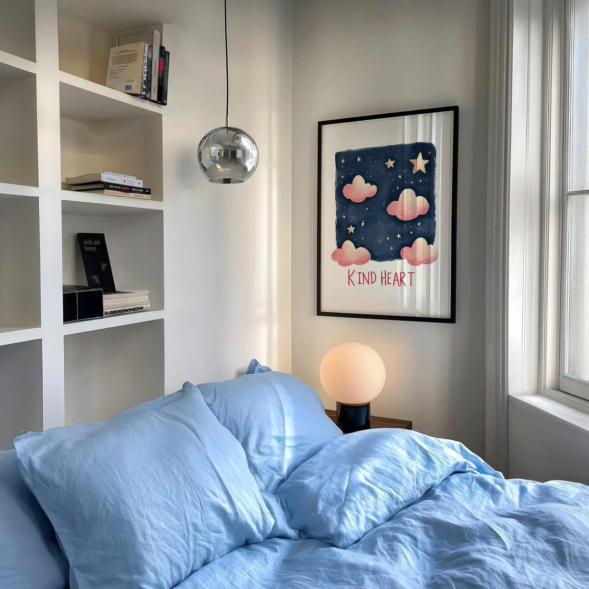 Dromerige Hemel – staande muurposter voor de kinderkamer