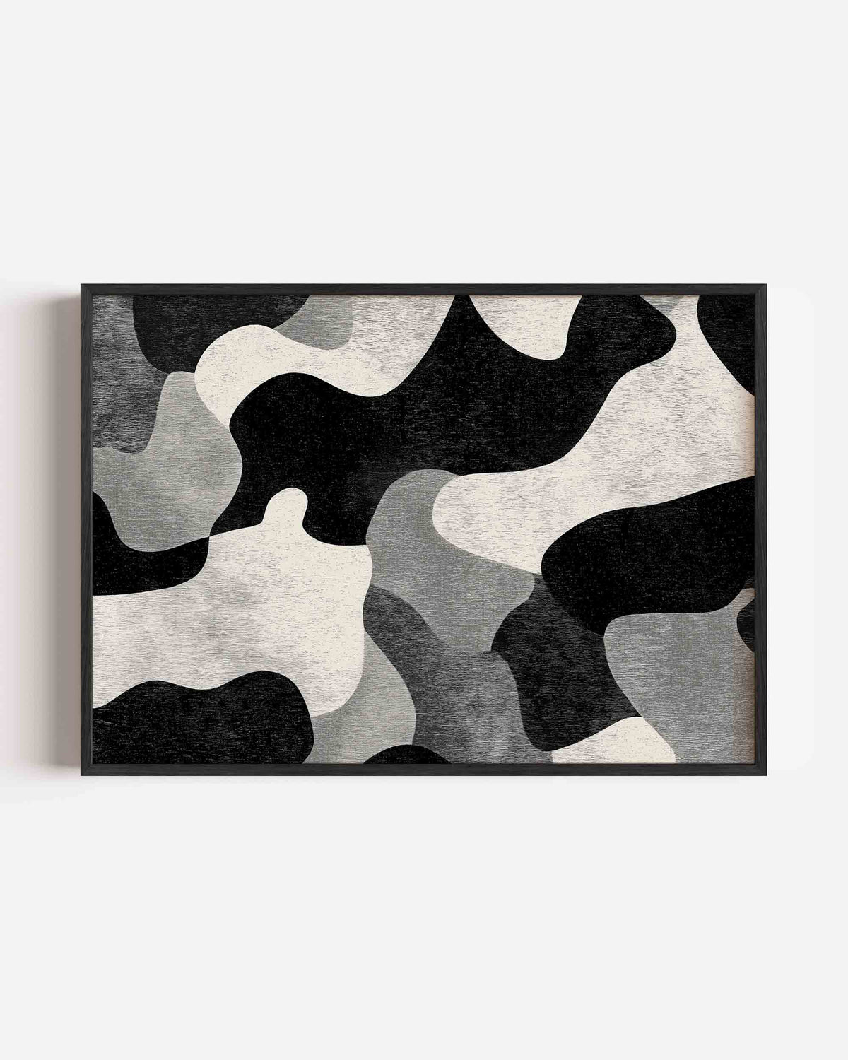 Abstracte vormen – abstracte landscape poster als wanddecoratie