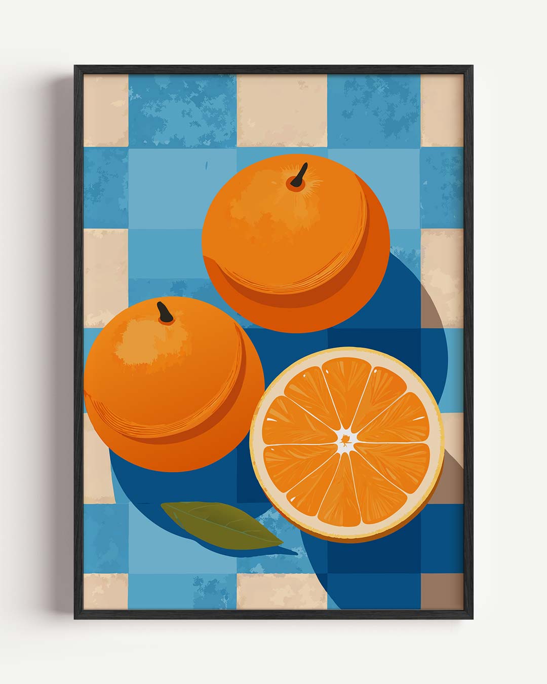Citrus Verfrissing – keuken portret poster als wanddecoratie