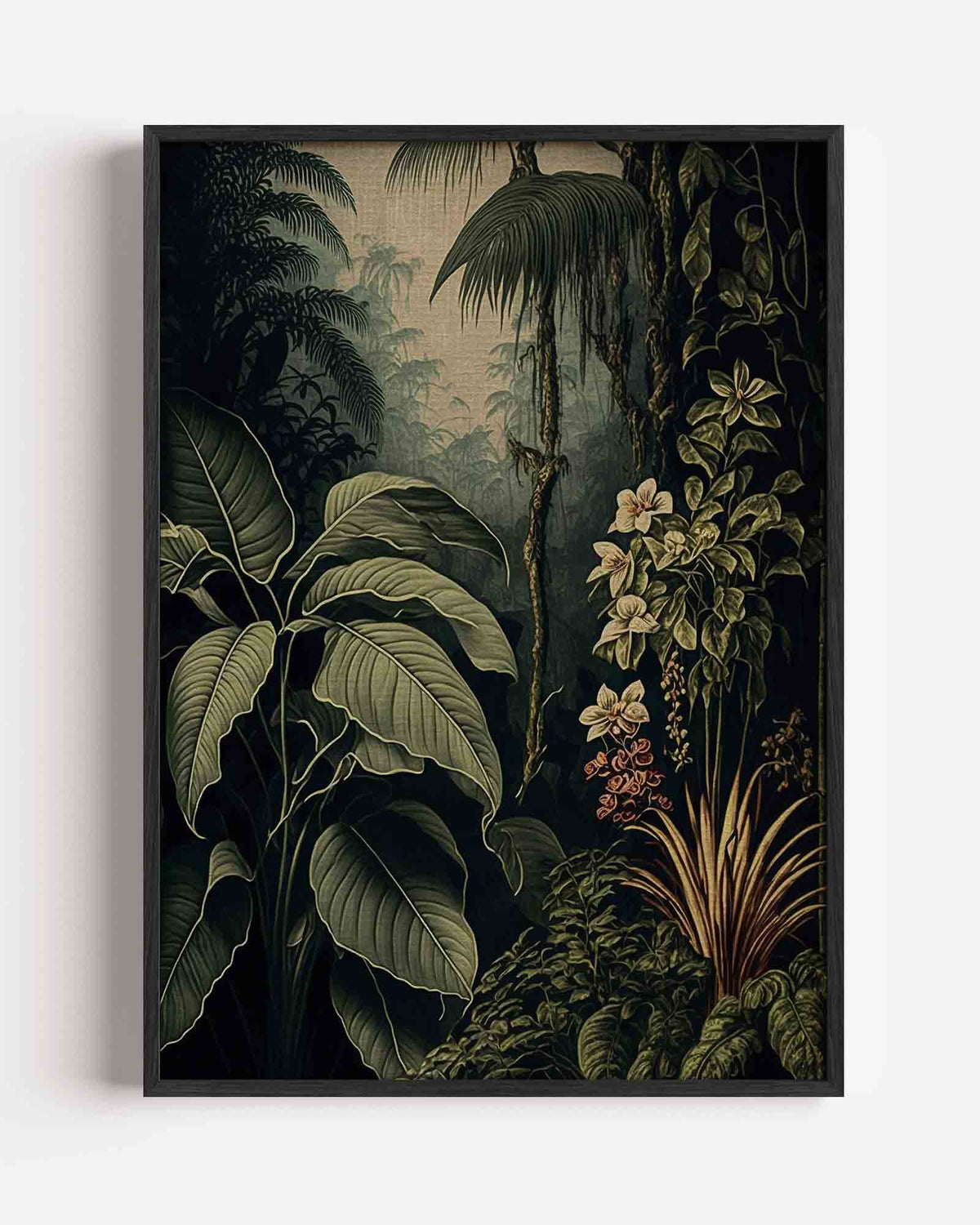 Tropische planten – jungle portret poster als wanddecoratie
