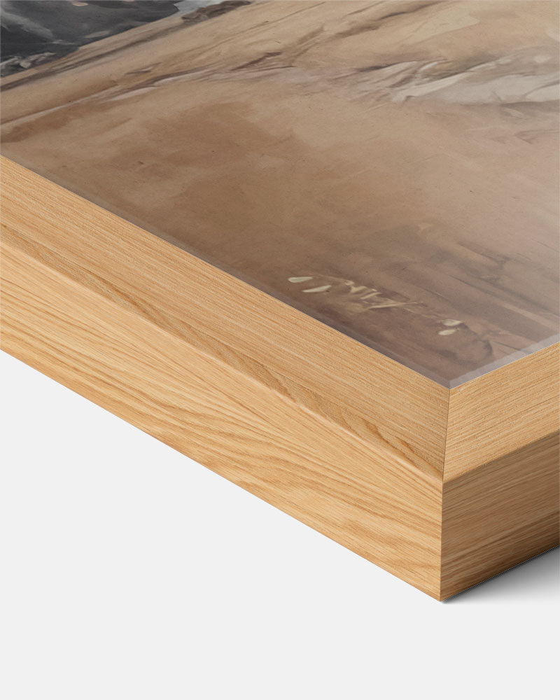 Rustieke Natuurveld – staande vintage wanddecoratie van WallArtistic