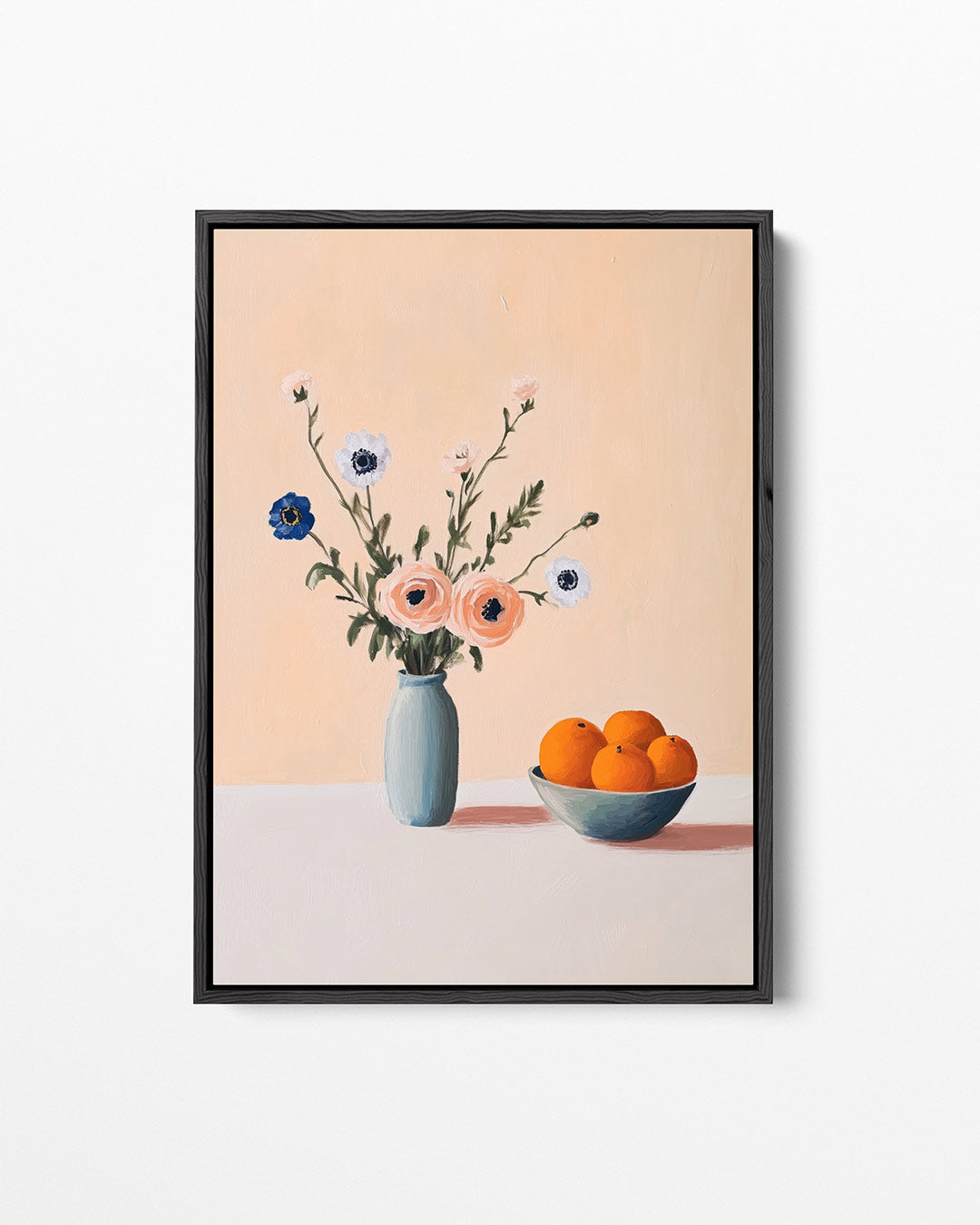 Bloemen en fruit – staand wanddecoratie kunstwerk