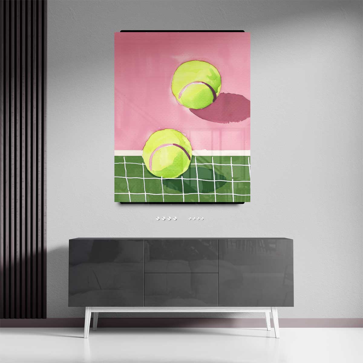 Tennis Dromen – canvas kunstwerk als wanddecoratie