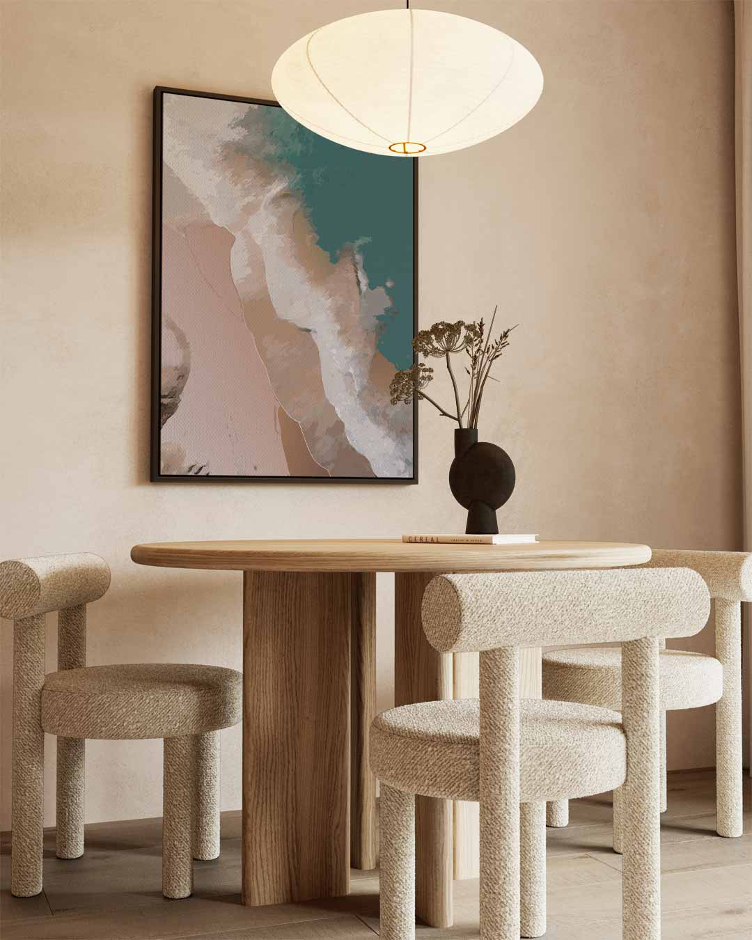 Stranddromen – staand kunstwerk voor modern interieur