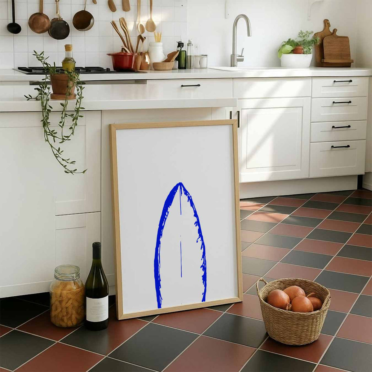 Moderne Bladkunst – dierenposter als moderne staande wanddecoratie