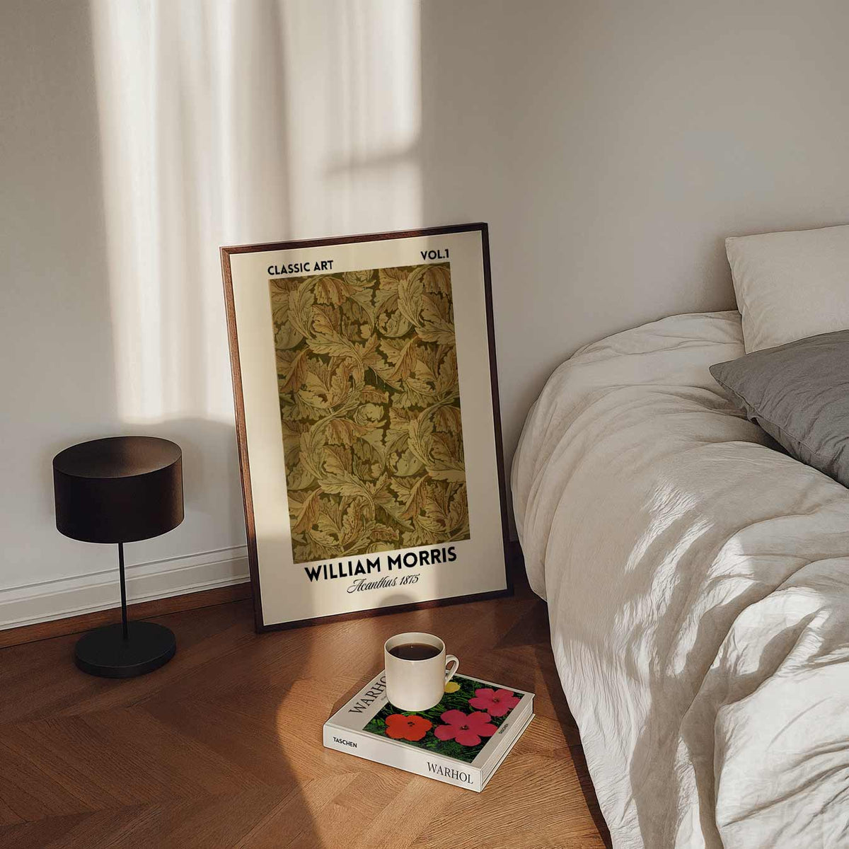 William Morris Acanthus 1875 – staande William Morris wanddecoratie van WallArtistic