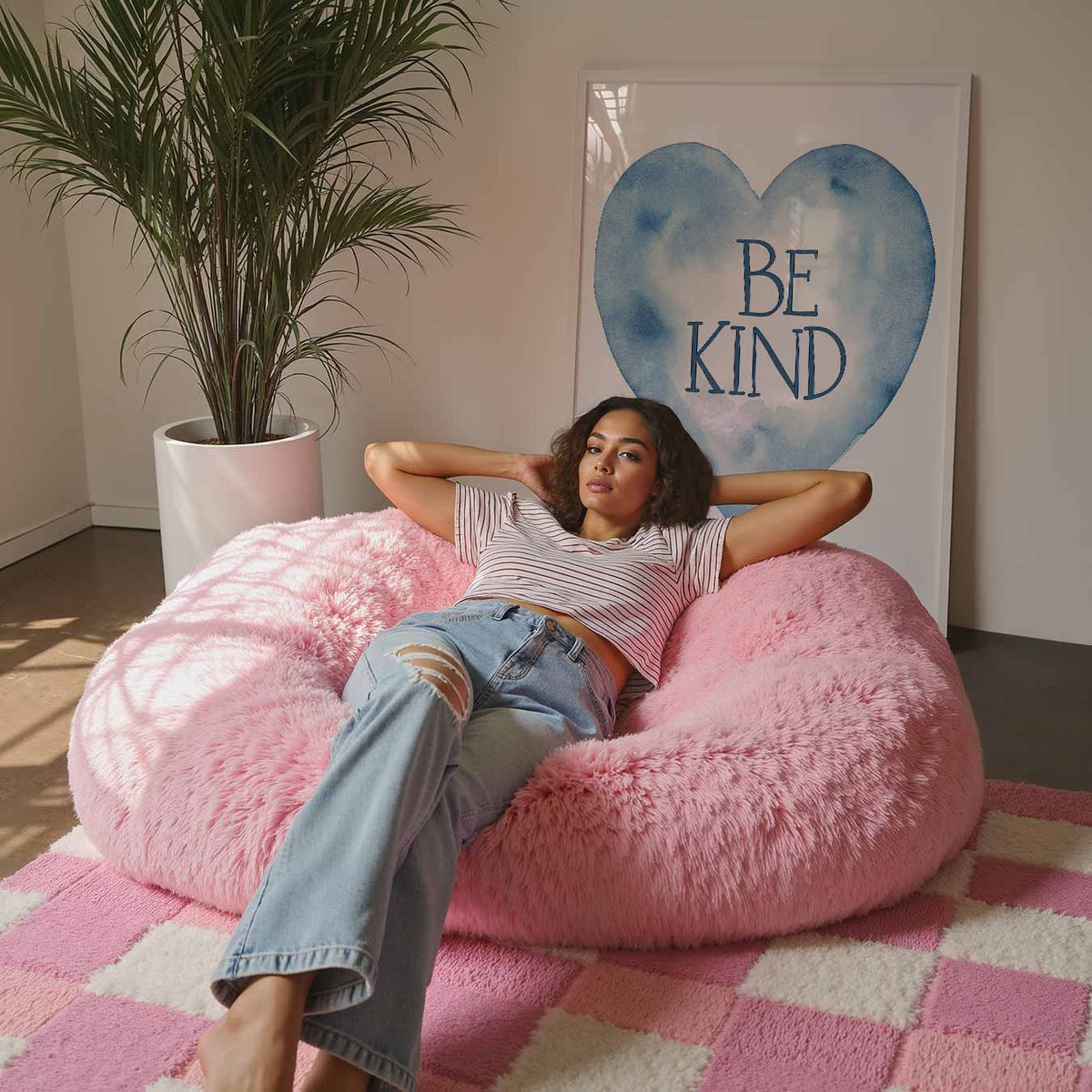 Be Kind Waterverf – staande kinderkamer wanddecoratie van WallArtistic
