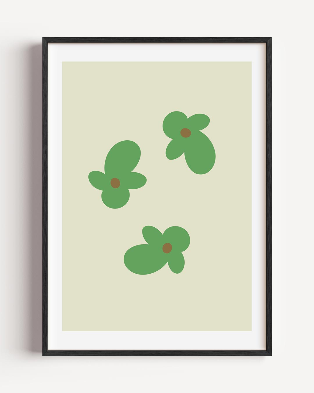 Vintage Bloemenposter – moderne portret poster als wanddecoratie