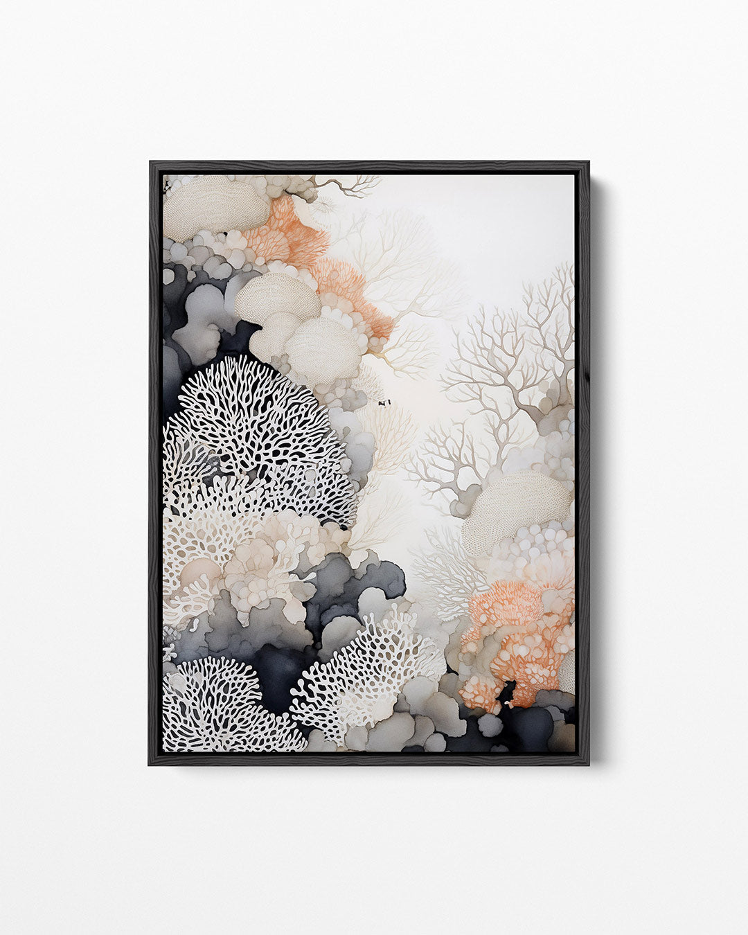 Organische vormen – staand wanddecoratie kunstwerk