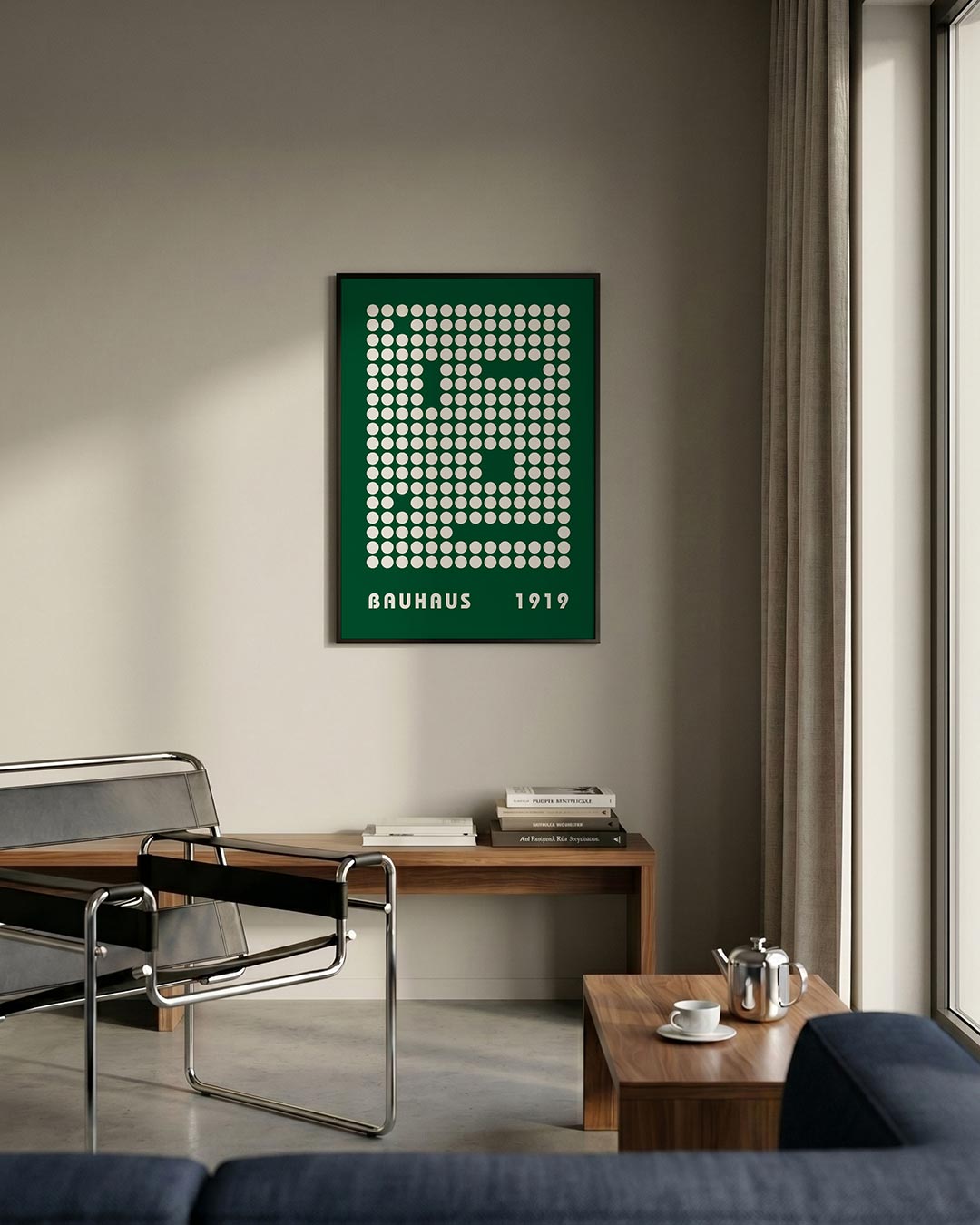 – geometrische poster in Bauhaus-stijl van WallArtistic