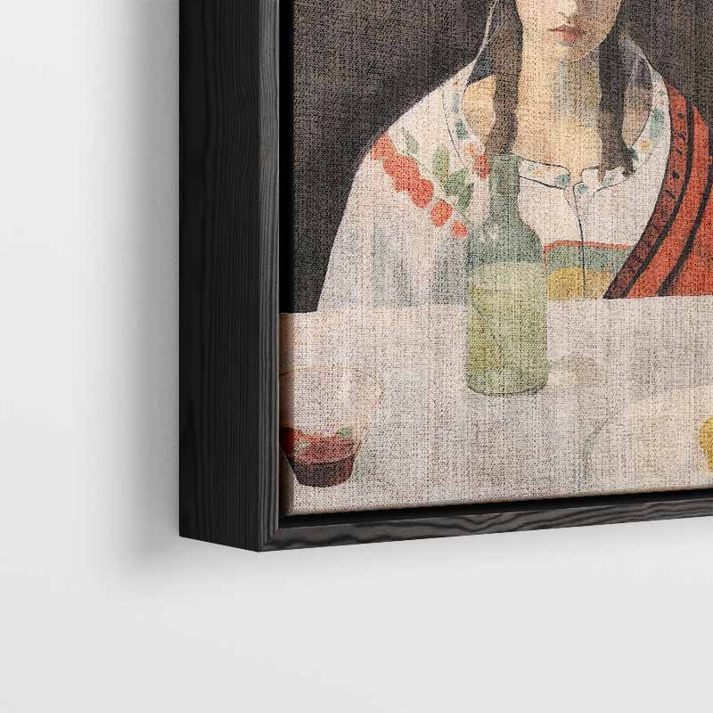Bloemen en Stilte – plexiglas kunstwerk als wanddecoratie