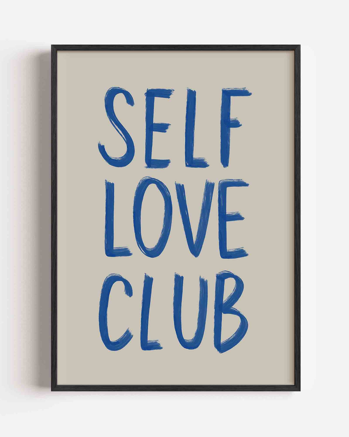 Self love club – Slow Living portret poster als wanddecoratie
