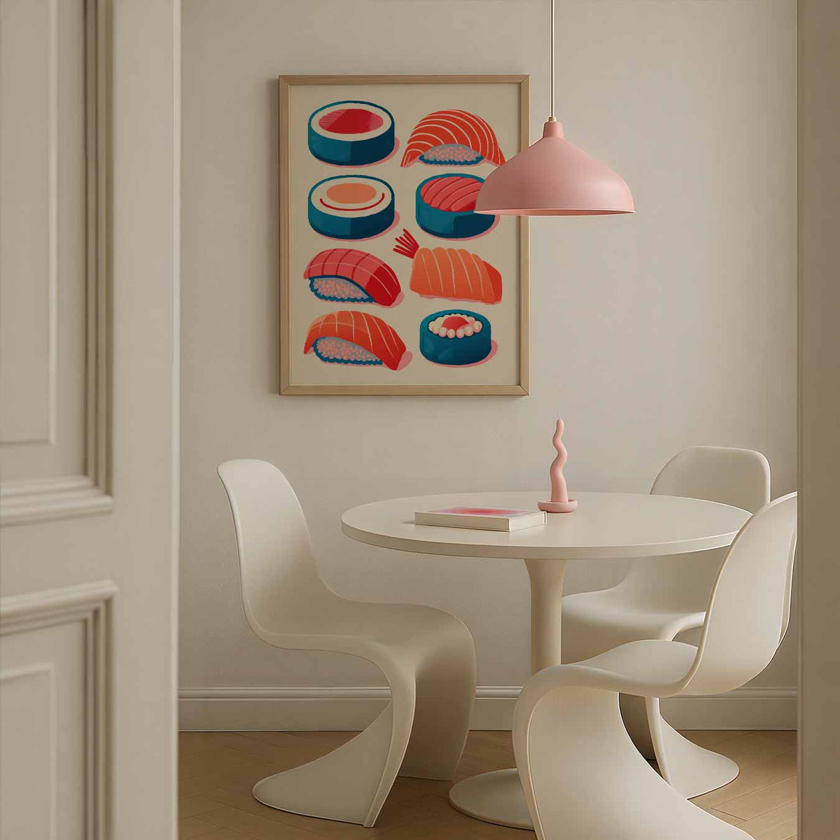 Sushi Vibes – culinaire wandkunst als portret poster