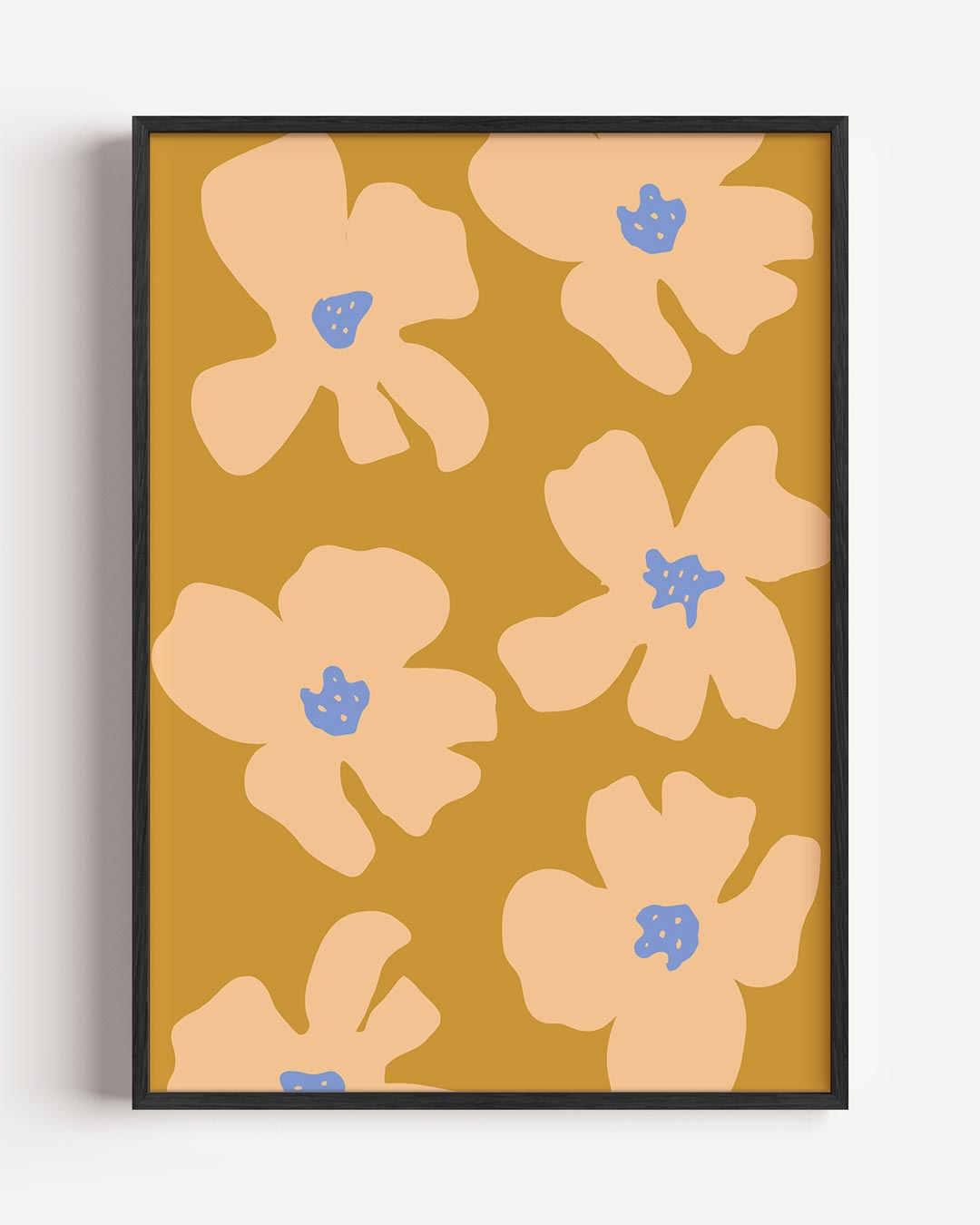 Vrolijke Bloemenpracht – bloemen portret poster als wanddecoratie