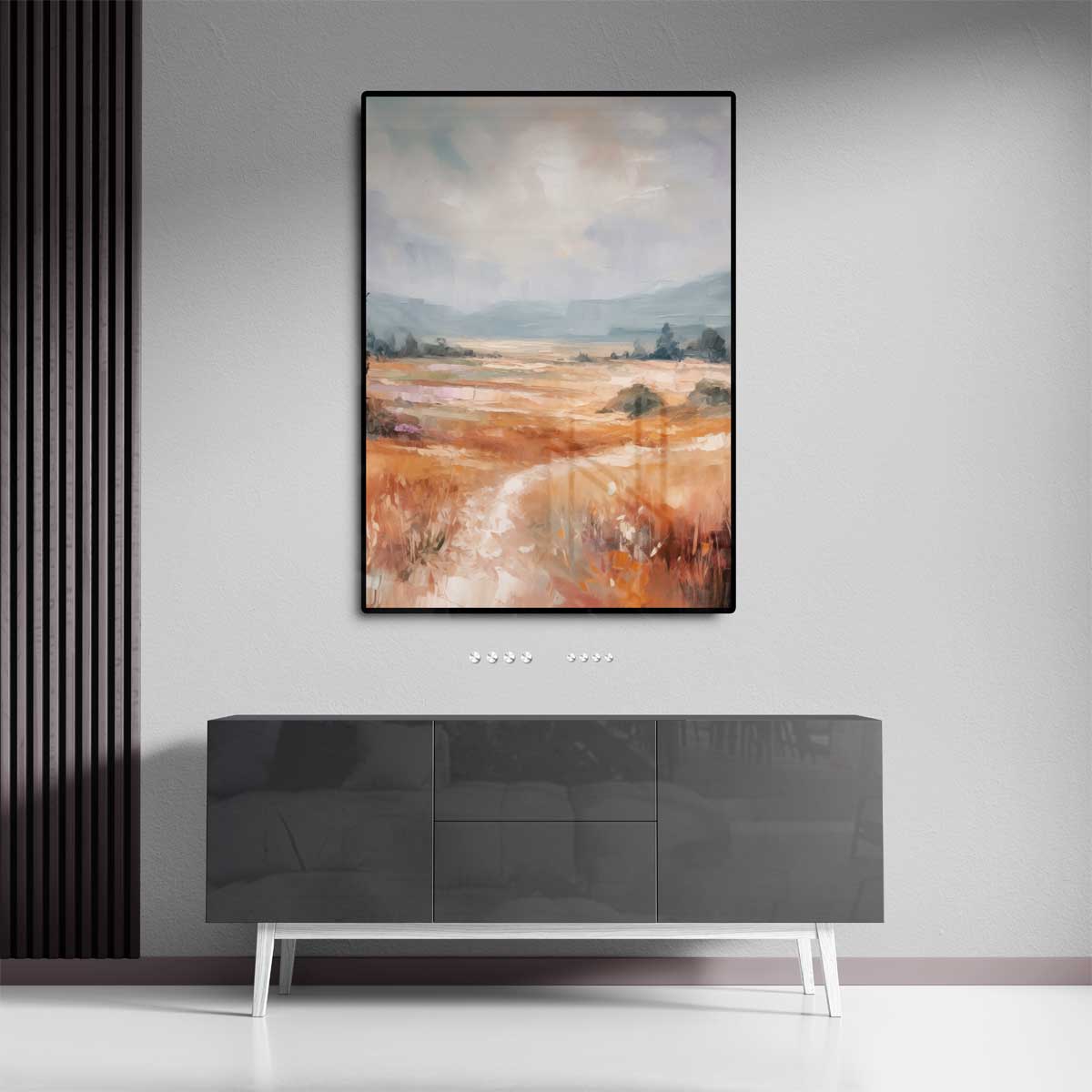 Herfstige Velden – staand kunstwerk voor modern interieur