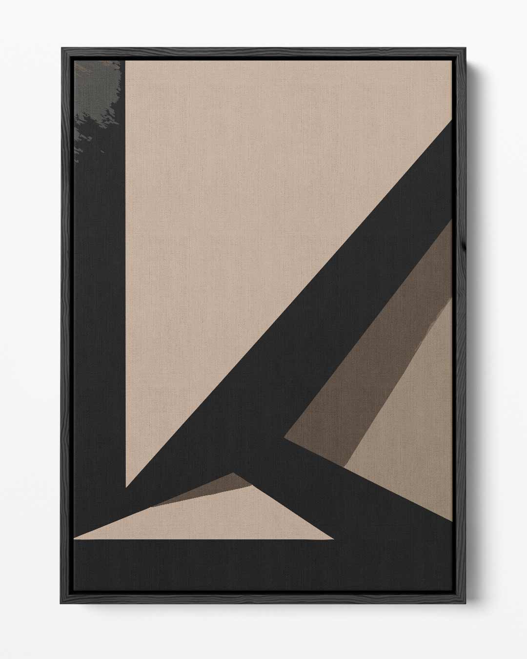 Abstract Geometrisch Schouwspel – portret kunstwerk als wanddecoratie