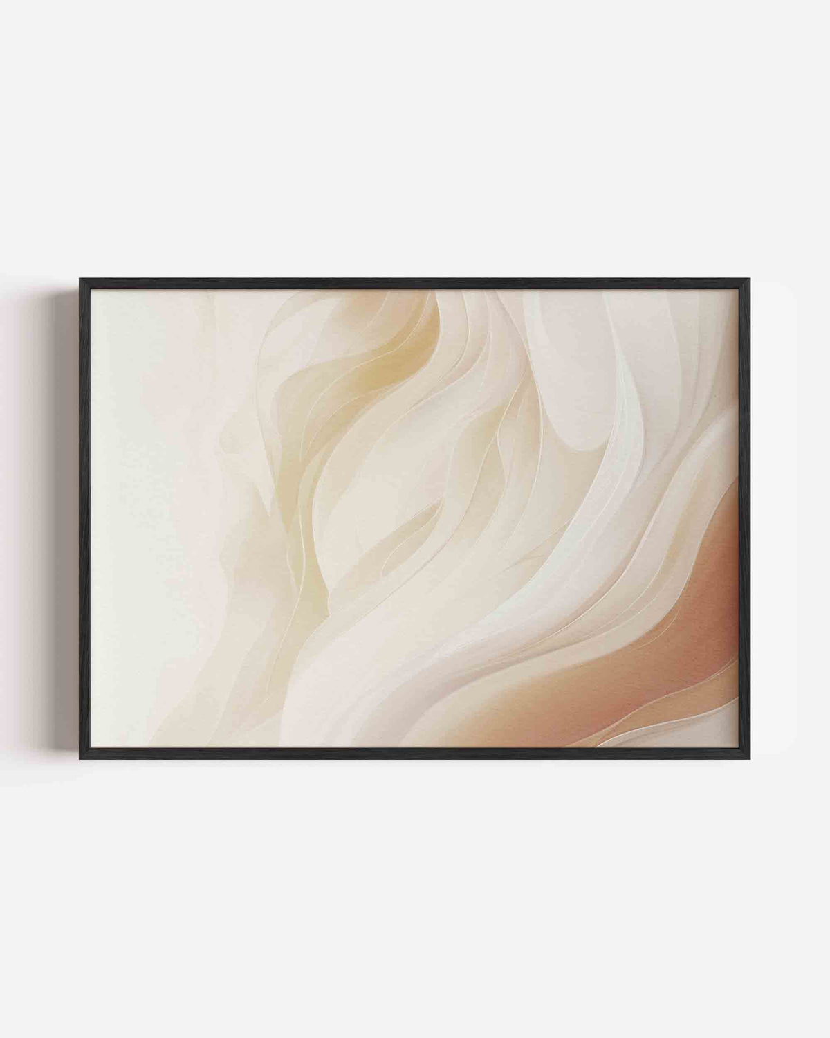 Golvende lijnen – abstracte landscape poster als wanddecoratie